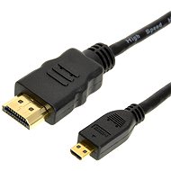 ROLINE HDMI High Speed with Ethernet, connecting, (HDMI M <-> HDMI M micro) 1m - Video Cable