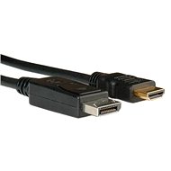 Video kabel ROLINE DisplayPort - HDMI propojovací, stíněný, 5m