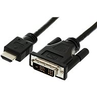 Video kabel ROLINE DVI - HDMI propojovací, stíněný, 1m