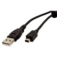 OEM USB 2.0 kabel A - miniUSB OLYMPUS 12pin, 2m, černý - Datový kabel