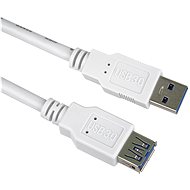 PremiumCord Prodlužovací kabel USB 3.0 Super-speed 5Gbps  A-A, MF, 9pin, 2m bílá - Datový kabel