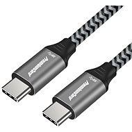 PremiumCord Kabel USB 3.2 Gen 1 USB-C male - USB-C male, bavlněný oplet 0,5m - Datový kabel