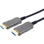 PremiumCord Ultra High Speed HDMI 2.1 optický fiber kabel 8K@60Hz, 4K@120Hz, 5m zlacené - Video kabel