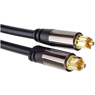 PremiumCord Kabel Toslink M/M, OD: 6mm, Gold 1m - Optický kabel