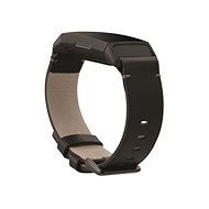 Fitbit Charge 4 Horween Leather Band Black Large - Řemínek