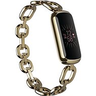 Fitness náramek Fitbit Luxe Special Edition Gorjana Jewellery Band - Soft Gold/Peony