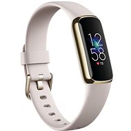 Fitbit Luxe - Lunar White/Soft Gold Stainless Steel - Fitness náramek