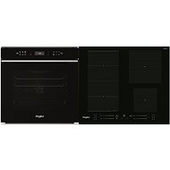 WHIRLPOOL W COLLECTION W7 OS4 4S1 P BL + WHIRLPOOL WF S4160 BF - Oven & Cooktop Set