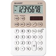 SHARP EL-760R latté/bílá - Kalkulačka
