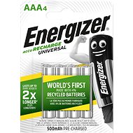 Nabíjecí baterie Energizer Universal AAA 500mAh 4ks - Nabíjecí baterie