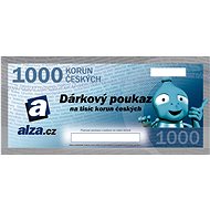 Dárkový poukaz Alza.cz na nákup zboží v hodnotě 1000 Kč - Tištěný voucher