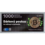 Elektronický poukaz na nákup Bitcoinu a dalších kryptoměn  v hodnotě 1000 Kč - Voucher