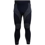 Kalhoty termo - spodní prádlo, černo-šedé, vel. S/M - Pánské termokalhoty