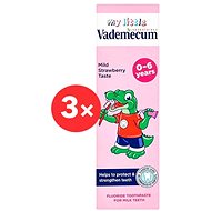 VADEMECUM My Little Mild Strawberry Flavor 3× 50 ml - Zubní pasta