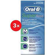 Oral-B Super Floss 3× 50 ks - Zubní nit