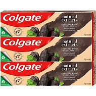 Zubní pasta COLGATE Naturals Charcoal & White 3 x 75 ml