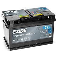 EXIDE Premium 72Ah, 12V, EA722 - Autobaterie