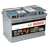 BOSCH S5A 080, 70Ah, 12V, AGM (0 092 S5A 080) - Autobaterie