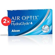 2× Air Optix Plus Hydraglyde (6 Lenses) - Contact Lenses
