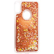 Kryt na mobil iWill Glitter Liquid Star Case pro Honor 8A / Huawei Y6s Rose Gold