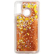 iWill Glitter Liquid Star Case pro Samsung Galaxy A20e Rose Gold - Kryt na mobil