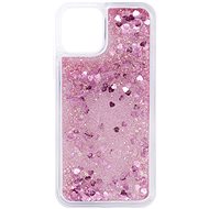 iWill Glitter Liquid Heart Case pro Apple iPhone 12 Pro Max - Kryt na mobil