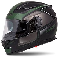 CASSIDA Apex Fusion,  (černá matná/zelená army/bílá) - Helma na motorku
