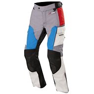 ALPINESTARS ANDES V2 Drystar, (šedá/červená/modrá) - Kalhoty na motorku