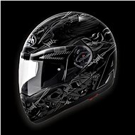 AIROH PIT ONE XR THORNS PTT17 - Full-Face Helmet, Black - Motorbike Helmet