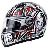 AIROH PIT ONE XR DYNAMIC PTXD55 - integrální červená helma  - Helma na motorku