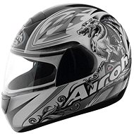 AIROH SPEED FIRE GRIFO SPF17 - integrální šedá helma  - Helma na motorku
