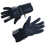 CAPPA RACING Winter Max, Leather, Black - Motorcycle Gloves