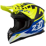 ZED helmet X1.9, (blue/yellow fluo/black/white) - Motorbike Helmet