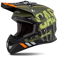 CASSIDA CROSS CUP (green matt/orange/black/grey) - Motorbike Helmet