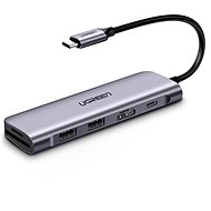 Ugreen USB-C To HDMI, 2 x USB-A 3.0, SD/TF+PD Converter - Replikátor portů