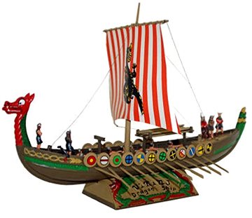 Viking Ship Drakkar 1/60 plastic model kit, Smer 0902 