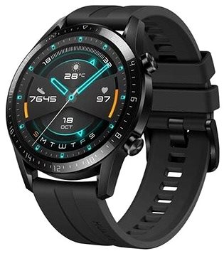 Huawei Watch GT 2 46 mm Black Strap  - Chytré hodinky 