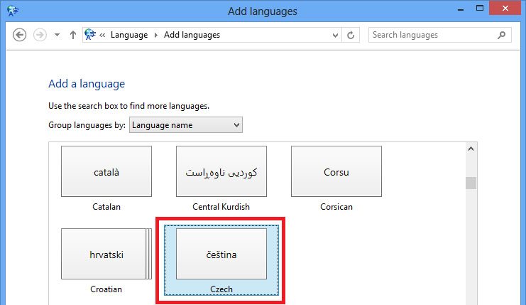 change display language windows 8.1 rt