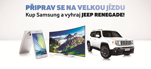 Súťažte so Samsungom o Jeep Renegade