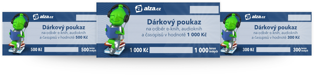 Dárkové poukazy na e-obsah Alza.cz