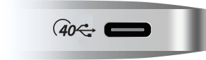 Grafické znázornění loga USB4