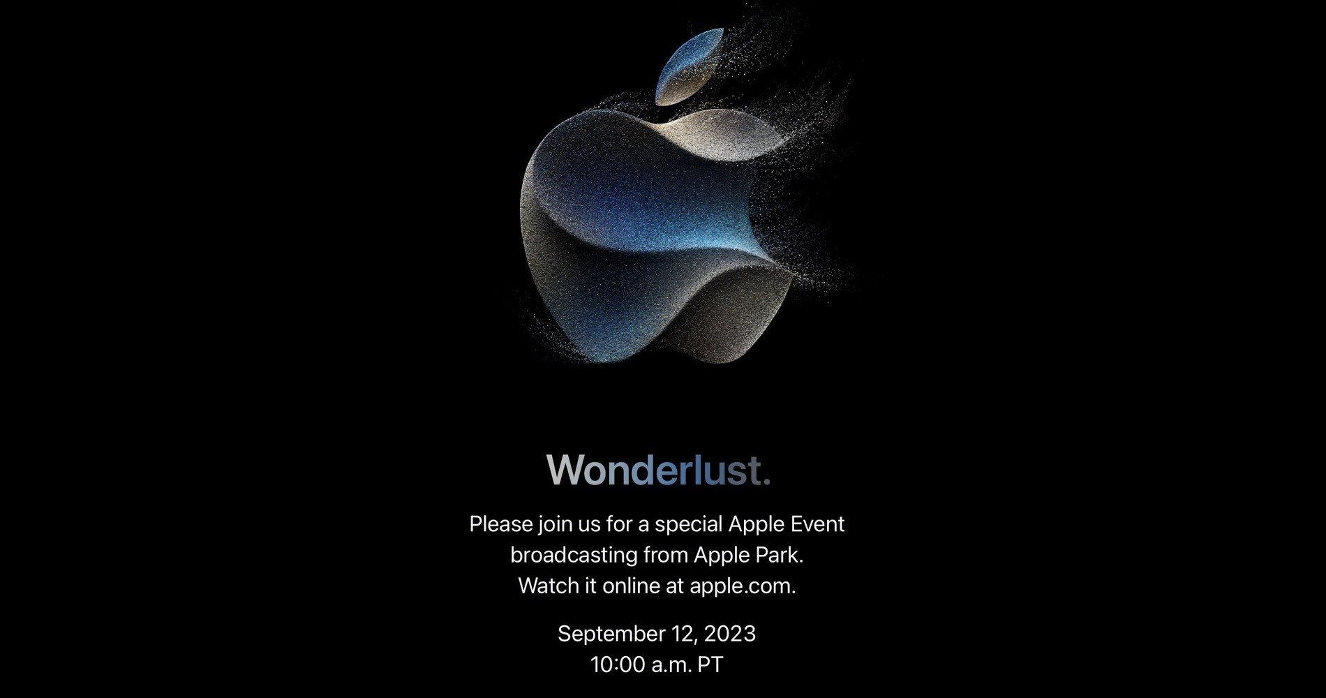 Apple event, září 2023