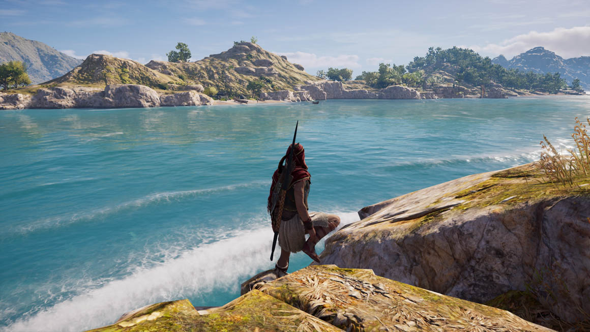 Assassin's Creed Odyssey - Odrazy na obrazovce