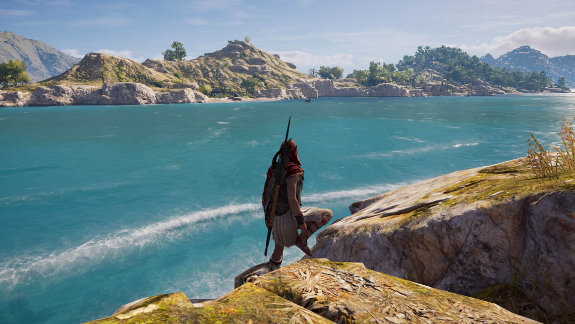 Assassin's Creed Odyssey - Odrazy na obrazovce