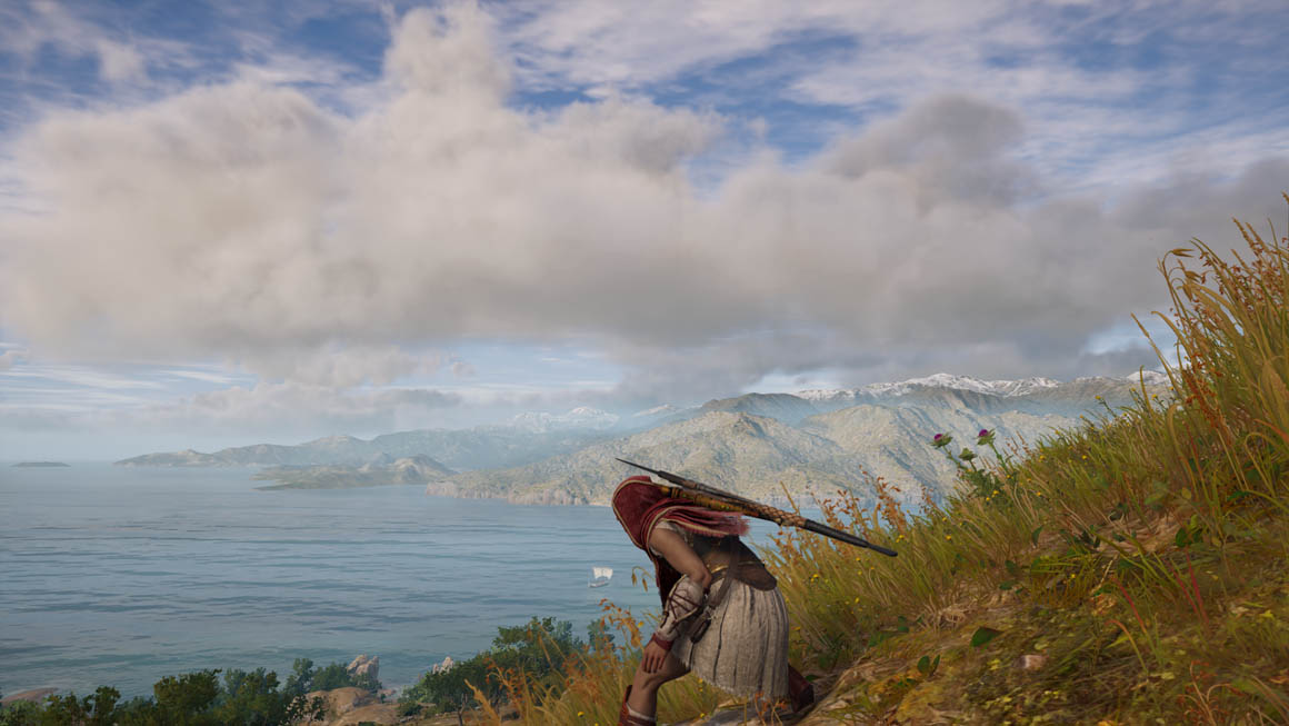 Assassin's Creed Odyssey - Volumetrické mraky