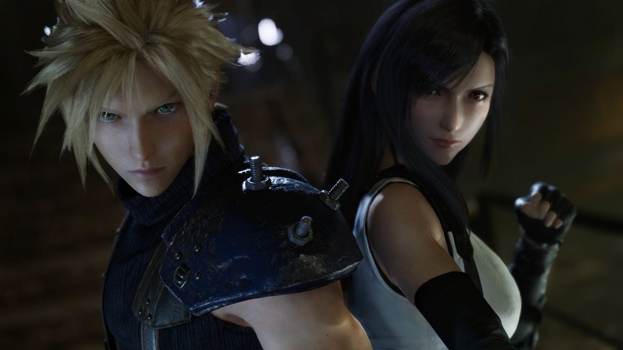 Final Fantasy VII Remake; screenshot: Clouda and Tifa