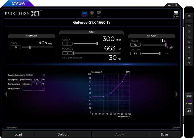 EVGA  GTX 1660 Ti XC Black Gaming Gaming Precision X1 1