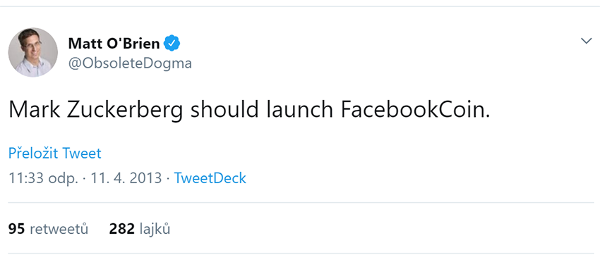 libra; facebook; kryptoměny