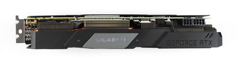 Gigabyte RTX 2070 SUPER Gaming OC; horní strana