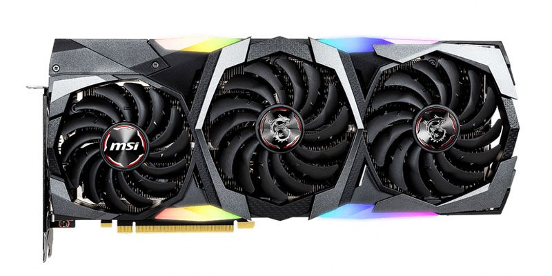 MSI RTX 2080 SUPER Gaming X TRIO; čelní strana